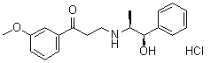 Oxyfedrine hydrochloride molecular structure (CAS 16777-42-7)