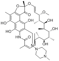 structure of CAS# 16783-99-6, 25-Desacetyl Rifampicin;(7S,9E,11S,12S,13S,14R,15R,16R,17S,18S,19E,21Z)-2,13,15,17,27,29-hexahydroxy-11-methoxy-3,7,12,14,16,18,22-heptamethyl-26-[(E)-(4-methylpiperazin-1-yl)iminomethyl]-8,30-dioxa-24-azatetracyclo[23.3.1.14,7.05,28]triaconta-1(29),2,4,9,19,21,25,27-octaene-6,23-dione