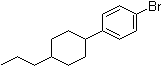 1-Bromo-4-(4-propylcyclohexyl)benzene molecular structure (CAS 167858-55-1)