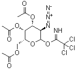 2-Azido-2-deoxy-D-galactopyranose 3,4,6-triacetate 1-(2,2,2-trichloroethanimidate) molecular structure (CAS 167939-15-3)