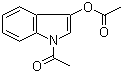 结构式 CAS# 16800-67-2, 1-乙酰基-1H-吲哚-3-基乙酸酯