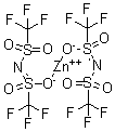 Zinc di[bis(trifluoromethylsulfonyl)imide] molecular structure (CAS 168106-25-0)
