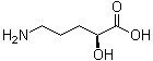 (S)-5-Amino-2-hydroxyvaleric acid molecular structure (CAS 16814-81-6)