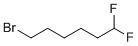 structure of CAS# 168268-71-1, 1-Bromo-6,6-difluorohexane;6-bromo-1,1-difluorohexane