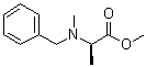 N-Methyl-N-(phenylmethyl)-D-alanine methyl ester molecular structure (CAS 168292-71-5)