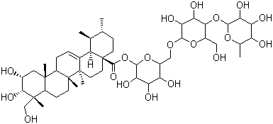 Asiaticoside molecular structure (CAS 16830-15-2)
