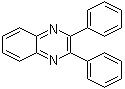 结构式 CAS# 1684-14-6, 2,3-二苯基-1,4-喹喔啉