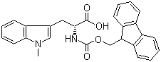 结构式 CAS# 168471-22-5, N-芴甲氧羰基-1-甲基-D-色氨酸
