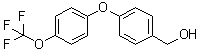structure of CAS# 1686102-84-0, 4-[4-(Trifluoromethoxy)phenoxy]benzenemethanol;4-[4-(Trifluoromethoxy)phenoxy]benzyl alcohol
