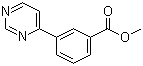 3-(Pyrimidin-4-yl)benzoic acid methyl ester molecular structure (CAS 168619-01-0)