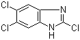 2,5,6-三氯苯并咪唑分子结构 (CAS 16865-11-5)