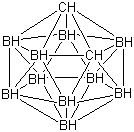 structure of CAS# 16872-09-6, o-Carborane;1,2-Dicarbadodecaborane(12); Decarborinene; o-Dicarbadodecaborane(12)