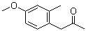 structure of CAS# 16882-24-9, 1-(4-Methoxy-2-methylphenyl)-2-propanone