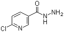 6-Chloropyridine-3-carbohydrazide molecular structure (CAS 168893-66-1)