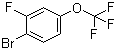 1-Bromo-2-fluoro-4-(trifluoromethoxy)benzene molecular structure (CAS 168971-68-4)