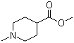 N-甲基-4-哌啶甲酸甲酯分子结构 (CAS 1690-75-1)
