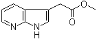 1H-Pyrrolo[2,3-b]pyridine-3-acetic acid methyl ester molecular structure (CAS 169030-84-6)