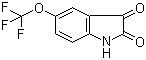 5-(Trifluoromethoxy)-1H-indole-2,3-dione molecular structure (CAS 169037-23-4)