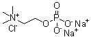structure of CAS# 16904-96-4, Sodium phosphorylcholine;Disodium phosphocholine chloride