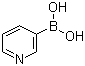 结构式 CAS# 1692-25-7, 吡啶-3-硼酸