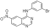结构式 CAS# 169205-77-0, (3-溴苯基)-(6-硝基喹唑啉-4-基)胺