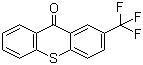 structure of CAS# 1693-28-3, 2-Trifluoromethyl thioxanthone;2-(Trifluoromethyl)thioxanthen-9-one; 2-(Trifluoromethyl)-9H-thioxanthen-9-one