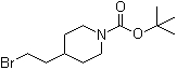 4-(2-Bromoethyl)piperidine-1-carboxylic acid tert-butyl ester molecular structure (CAS 169457-73-2)