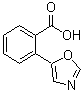 2-(5-Oxazolyl)benzoic acid molecular structure (CAS 169508-94-5)