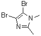 4,5-Dibromo-1,2-dimethylimidazole molecular structure (CAS 16954-05-5)