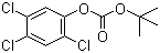 叔丁基 2,4,5-三氯苯基碳酸酯分子结构 (CAS 16965-08-5)