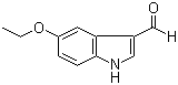 结构式 CAS# 169789-47-3, 5-乙氧基吲哚-3-甲醛