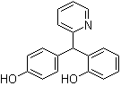 2-[(4-羟基苯基)-2-吡啶基甲基]苯酚分子结构 (CAS 16985-05-0)