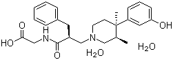 Alvimopan dihydrate molecular structure (CAS 170098-38-1)