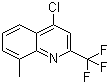 结构式 CAS# 1701-25-3, 4-氯-8-甲基-2-(三氟甲基)喹啉