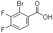2-Bromo-3,4-difluorobenzoic acid molecular structure (CAS 170108-05-1)