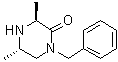 (3S,5S)-3,5-Dimethyl-1-(phenylmethyl)-2-piperazinone molecular structure (CAS 170211-02-6)