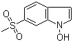 1-Hydroxy-6-methylsulfonylindole molecular structure (CAS 170492-47-4)
