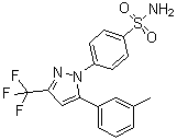 4-[5-(3-Methylphenyl)-3-trifluoromethyl-1H-pyrazol-1-yl]benzenesulfonamide molecular structure (CAS 170570-01-1)