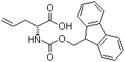 (R)-N-Fmoc-Allylglycine molecular structure (CAS 170642-28-1)