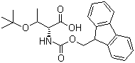 structure of CAS# 170643-02-4, O-(tert-Butyl)-N-[(9H-fluoren-9-ylmethoxy)carbonyl]-D-allothreonine