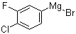 3-Fluoro-4-chlorophenylmagnesium bromide molecular structure (CAS 170793-00-7)