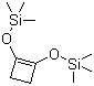 1,2-双(三甲基硅氧基)环丁烯分子结构 (CAS 17082-61-0)