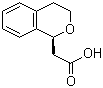 (1S)-3,4-Dihydro-1H-2-benzopyran-1-acetic acid molecular structure (CAS 170856-84-5)
