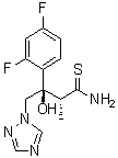 (2R,3R)-3-(2,4-Difluorophenyl)-3-hydroxy-2-methyl-4-(1H-1,2,4-triazol-1-yl)thiobutyramide molecular structure (CAS 170863-34-0)