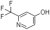 2-三氟甲基吡啶-4-醇分子结构 (CAS 170886-13-2)