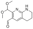 structure of CAS# 1708974-56-4, 2-(Dimethoxymethyl)-5,6,7,8-tetrahydro-1,8-naphthyridine-3-carbaldehyde