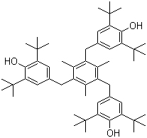 抗氧剂 330分子结构 (CAS 1709-70-2)