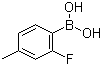 2-Fluoro-4-methylphenylboronic acid molecular structure (CAS 170981-26-7)
