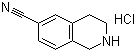 1,2,3,4-Tetrahydroisoquinoline-6-carbonitrile hydrochloride molecular structure (CAS 171084-93-8)