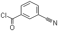 3-Cyanobenzoyl chloride molecular structure (CAS 1711-11-1)